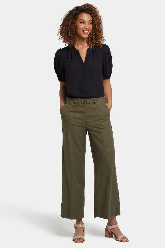 Morgan Trouser Pants - Bay Leaf Trousers Spring Floral