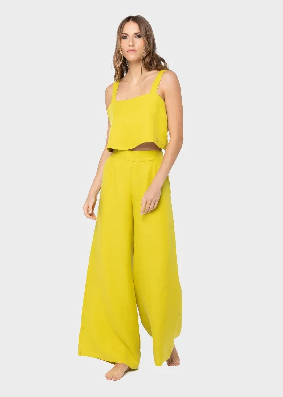 Citron Serengeti Crop Top Sequined Glittery Shiny