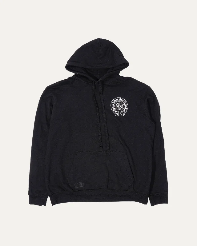 Los Angeles Horseshoe Logo Hoodie Hoodie with Tie-Dye Psychedelic Retro