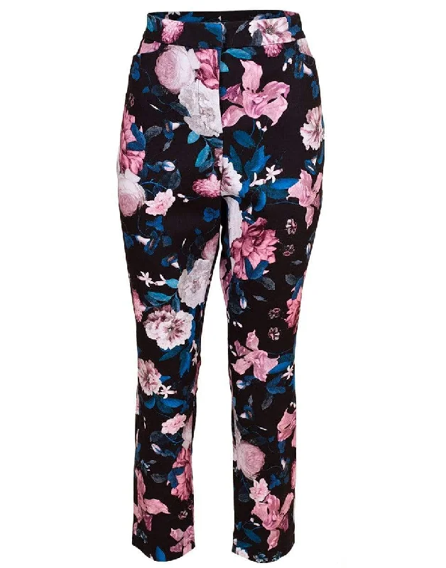 Sidney Trouser Trousers Silk Elegant