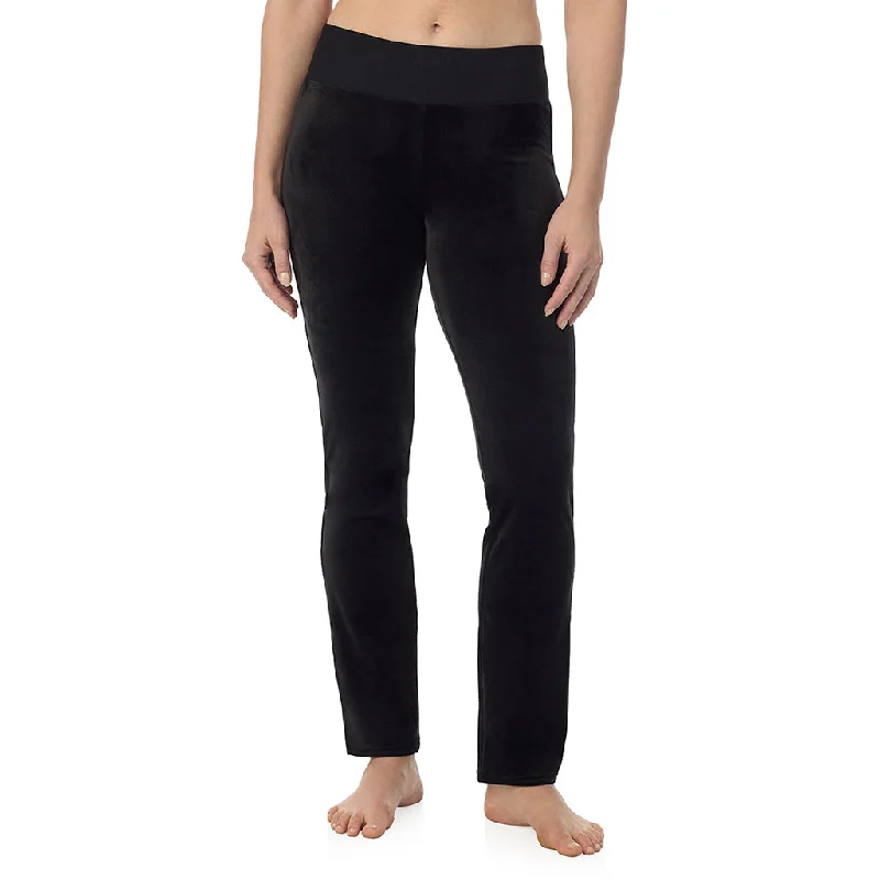Stretch Velour Boot Cut Legging Elegant Velvet Leggings