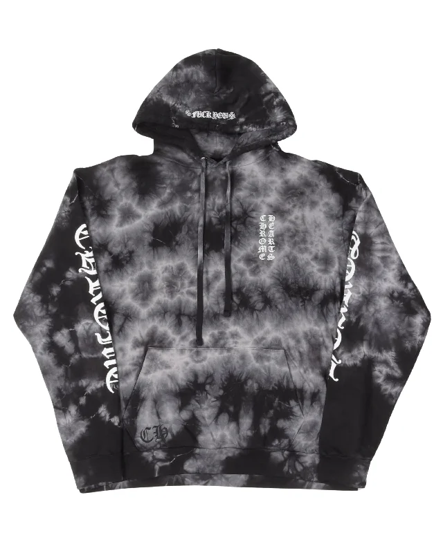 Tie Dye Horseshoe Logo Hoodie Hoodie with Rhinestones Sparkly Elegant