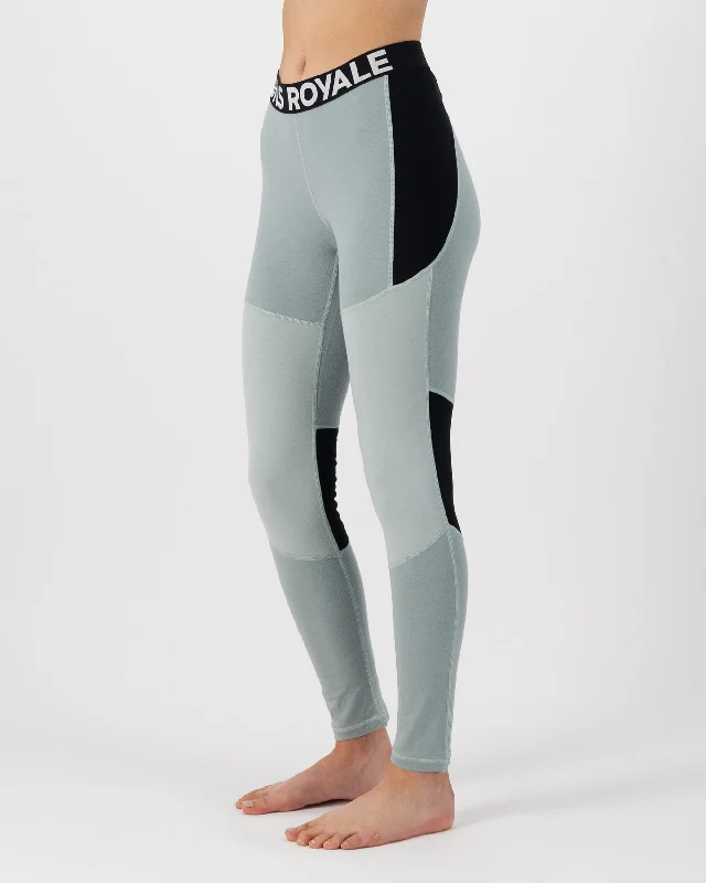 Olympus Merino Base Layer Legging - Glacier / Dew / Black Cozy Textured Workout Leggings Olympus Merino Base Layer Legging - Glacier / Dew / Black Cozy Textured Workout Leggings
