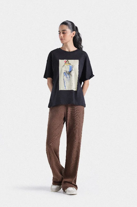 Basic Flared Trousers Trousers Capri Summer