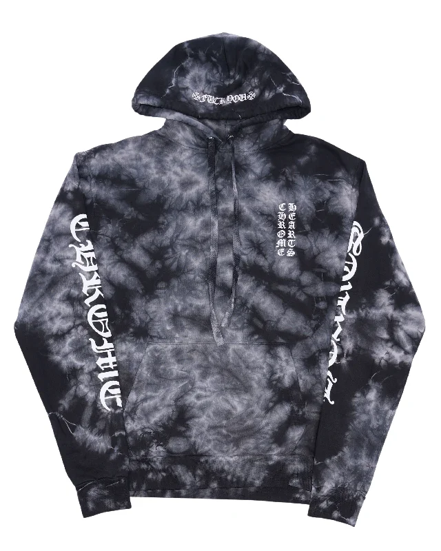 Tie Dye Horseshoe Logo Hoodie Hoodie with Drawcord Adjustable Secure