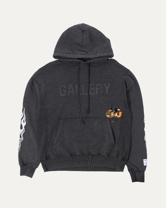 G Patch Hoodie Hoodie with Camouflage Military Edgy