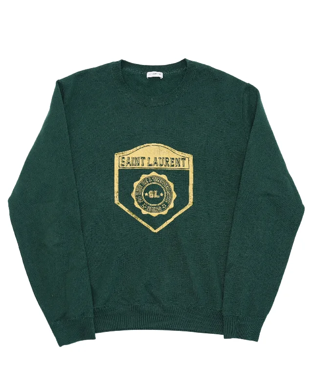 Université Logo Sweatshirt Hoodie with Patch Decorative Personalized