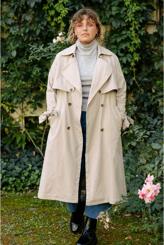 JULIANA MARTEJEVS Chloe Trench Coat Houndstooth Jacket Shearling Jacket Fleece Jacket