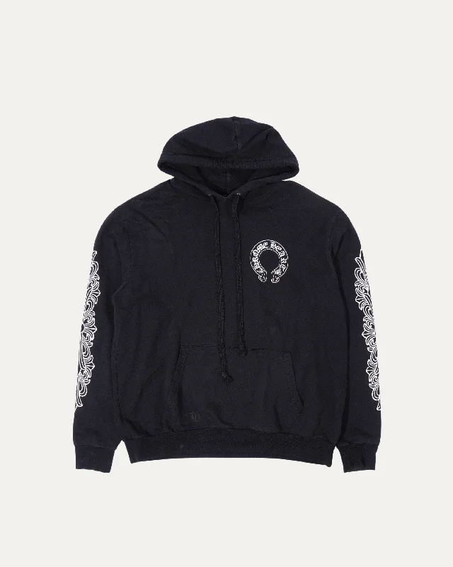 Horseshoe Logo Hoodie Hoodie with Drawcord Adjustable Secure