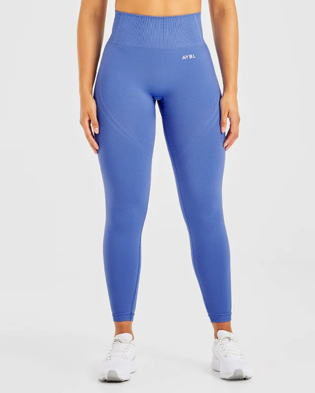 Balance V3 Seamless Leggings - Bright Cobalt Trendy Adjustable Waist Leggings