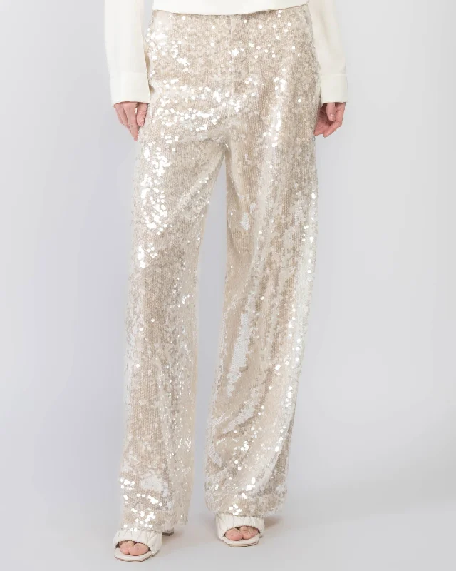Sequin Trousers Trousers chic fashionable