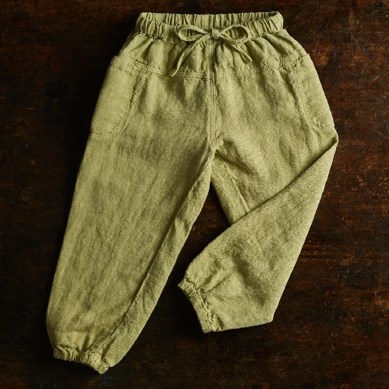 Linden Trousers - Linen - Celadon Trousers chic fashionable