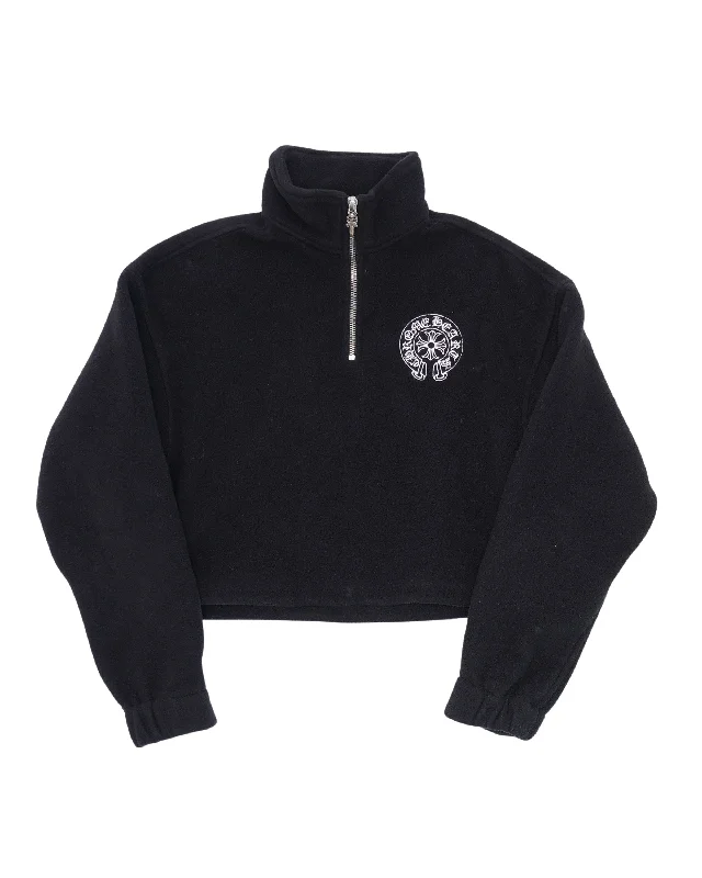Fleece Quarter-Zip Sweatshirt Hoodie with Earth Tones Natural Calm