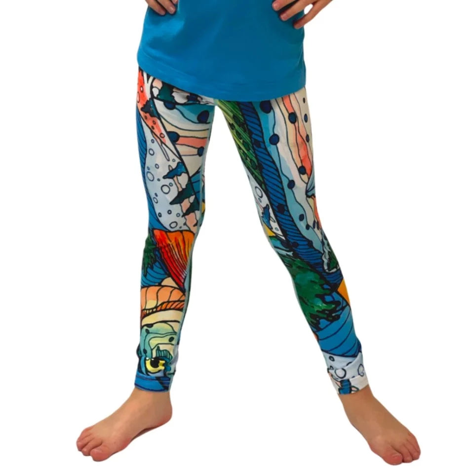 Mt. Cutty Signature Leggings - Kids Trendy Seamless Sports Leggings