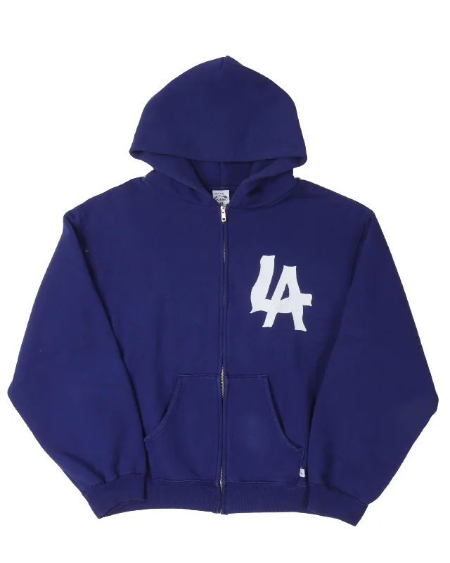 LA Noodle Zip-Up Hoodie Hoodie with Strings Custom Fit Adjustable