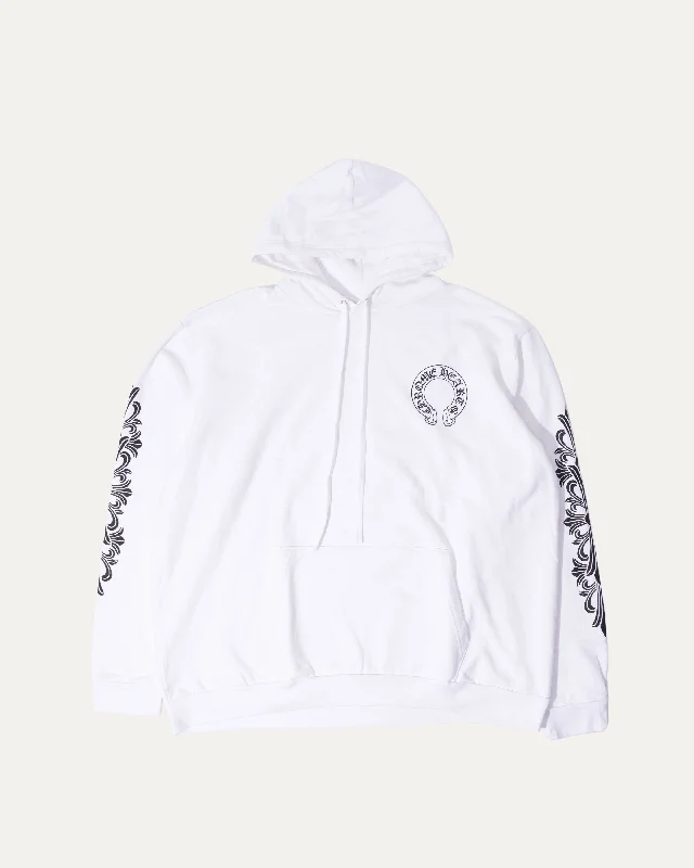 Horseshoe Logo Hoodie Hoodie with Monochrome Minimalist Simple