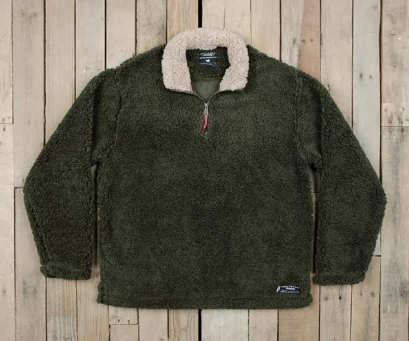 Appalachian Pile Sherpa Pullover Batwing Sleeve Top