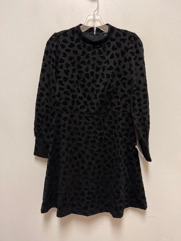 Dress Casual Midi By Ann Taylor In Black, Size: Petite   S Stylish Wraparound Midi Dress