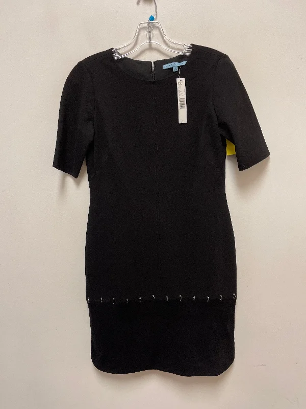 Dress Casual Midi By Antonio Melani In Black, Size: Xs Elegant Floral Appliqué Midi Dress Dress Casual Midi By Antonio Melani In Black, Size: Xs Elegant Floral Appliqué Midi Dress