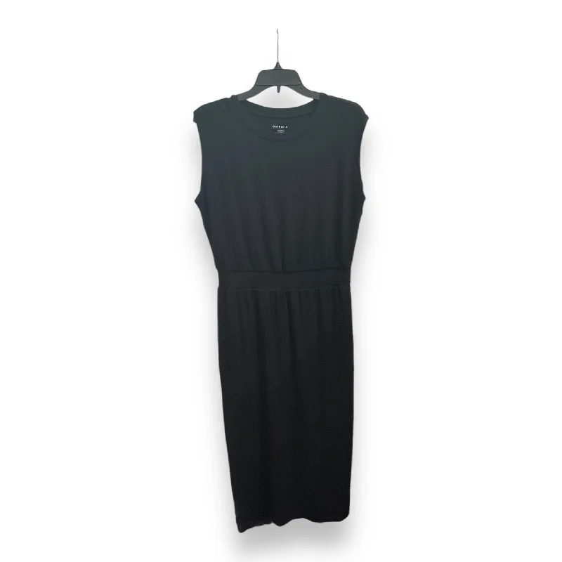 Dress Casual Midi By Athleta In Black, Size: M Trendy Square Neck Midi Dress
