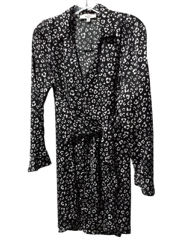 Dress Casual Midi By Bb Dakota In Black & White, Size: M Stylish Satin Midi Dress