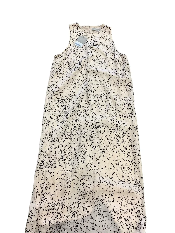 Dress Casual Midi By Everlane In Cream, Size: 14 Stylish Pleated Skirt Midi Dress
