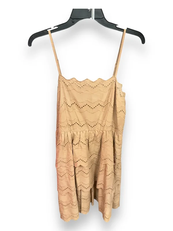 Dress Casual Midi By Express In Brown, Size: M Fashionable Fitted Midi Dress