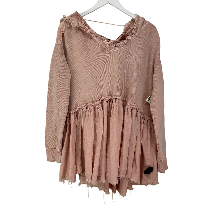 Dress Casual Midi By Free People In Pink, Size: S Stylish Tiered Midi Dress