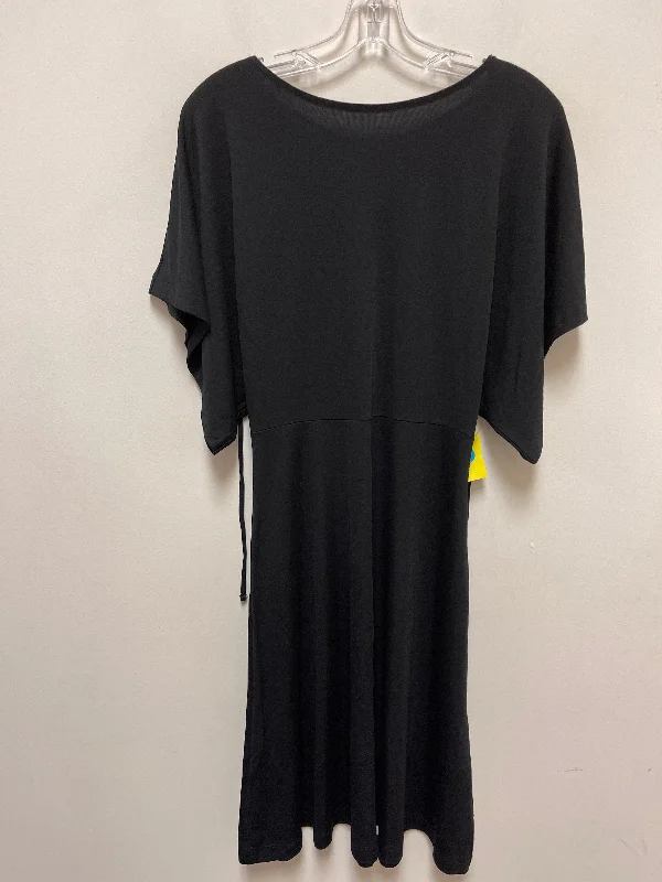 Dress Casual Midi By Gap In Black, Size: Xs Stylish Color Block Midi Dress