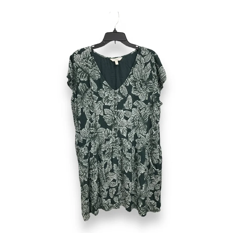 Dress Casual Midi By Garnet Hill In Green, Size: Xl Cozy Knit Midi Dress