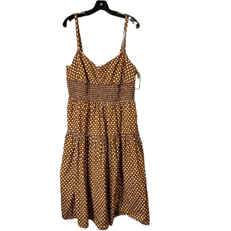 Dress Casual Midi By J. Crew In Polkadot Pattern, Size: 18 Comfortable Geometric Print Midi Dress Dress Casual Midi By J. Crew In Polkadot Pattern, Size: 18 Comfortable Geometric Print Midi Dress