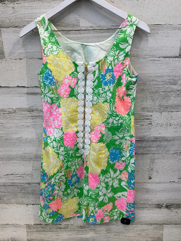 Dress Casual Midi By Lilly Pulitzer In Multi-colored, Size: Xxs Comfortable Empire Waist Midi Dress Dress Casual Midi By Lilly Pulitzer In Multi-colored, Size: Xxs Comfortable Empire Waist Midi Dress