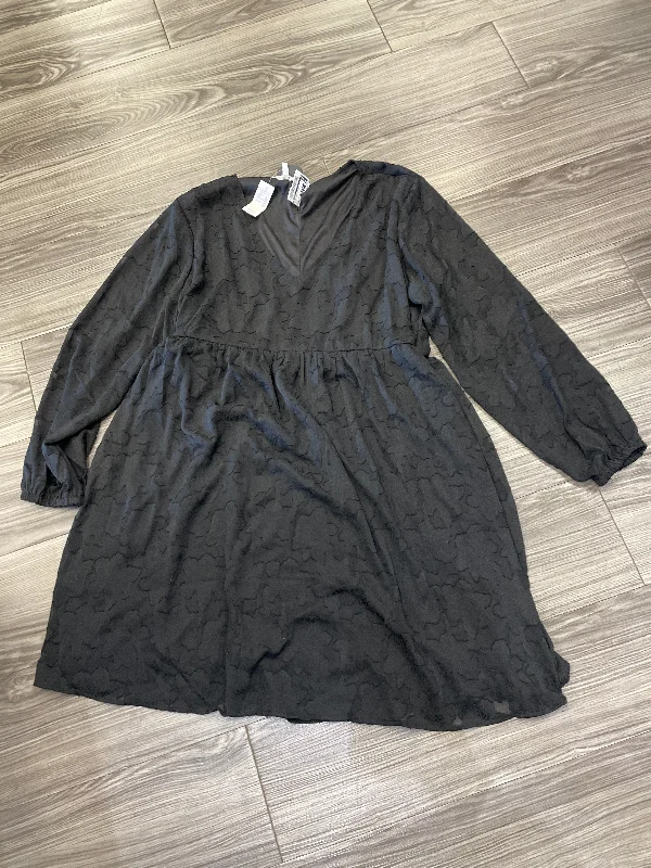 Dress Casual Midi By Maurices In Black, Size: Xxl Fashionable Wide Leg Midi Dress