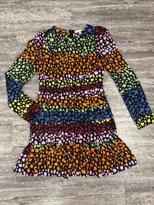 Dress Casual Midi By Never Fully Dressed In Multi-colored, Size: 4 Trendy A-Line Midi Dress