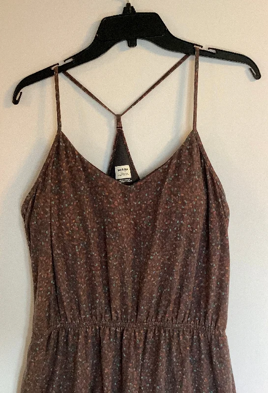 Dress Casual Midi By Prana In Polkadot Pattern, Size: L Fashionable A-Line Midi Dress