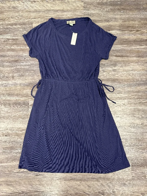 Dress Casual Midi By Saturday/sunday In Blue, Size: M Fashionable Plaid Midi Dress