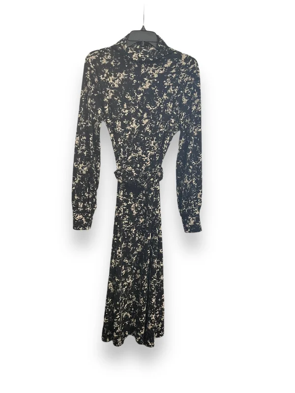 Dress Casual Midi By Simply Vera In Tie Dye Print, Size: M Stylish Silk Midi Dress