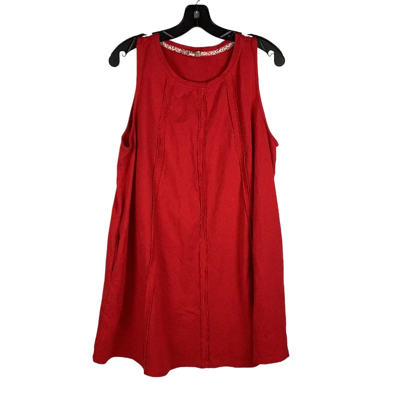 Dress Casual Midi By Umgee In Red, Size: M Fashionable High-Low Midi Dress