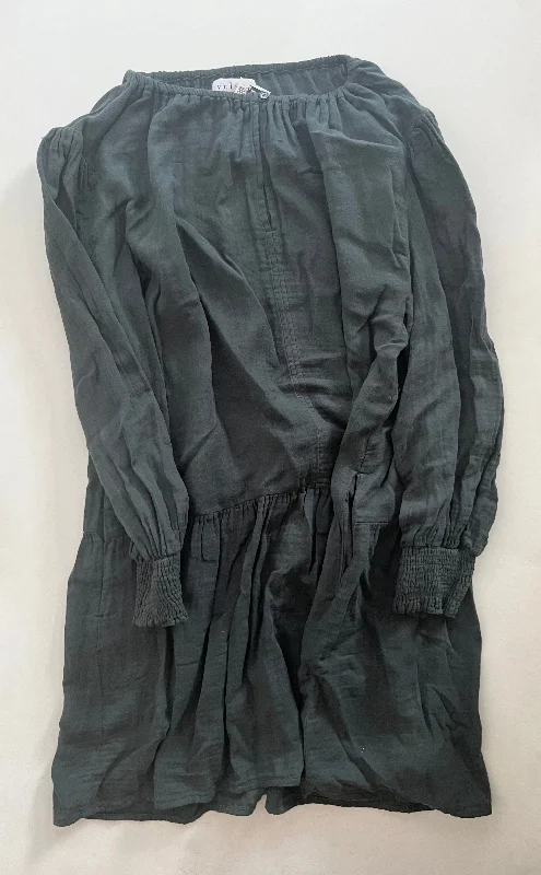 Dress Casual Midi By Velvet In Green, Size: Xs Trendy Floral Wrap Midi Dress