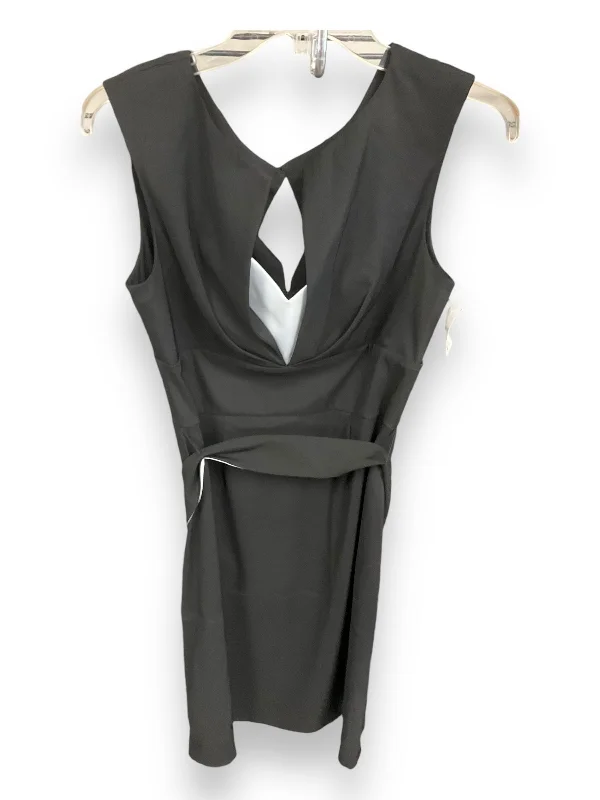 Dress Casual Midi By White House Black Market In Black & White, Size: 6 Fashionable One-Shoulder Midi Dress