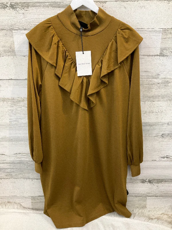 Dress Casual Midi By Who What Wear In Green, Size: Xl Comfortable Fit-and-Flare Midi Dress