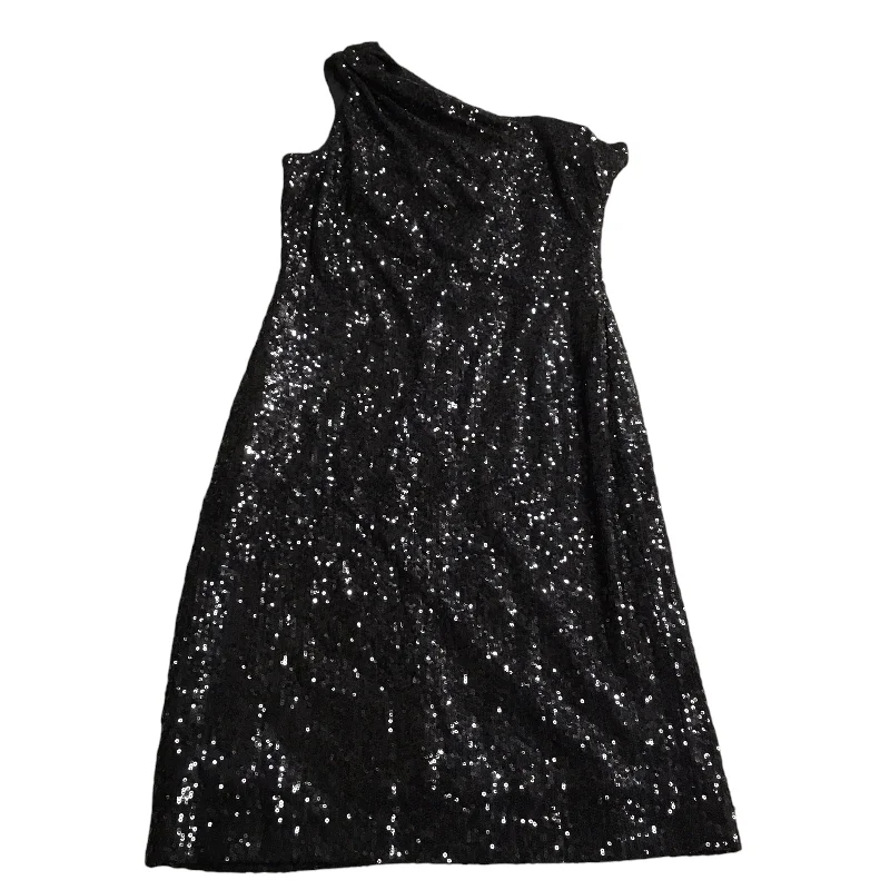 Dress Party Midi By Calvin Klein In Black, Size: 4 Comfortable Wrap Midi Dress