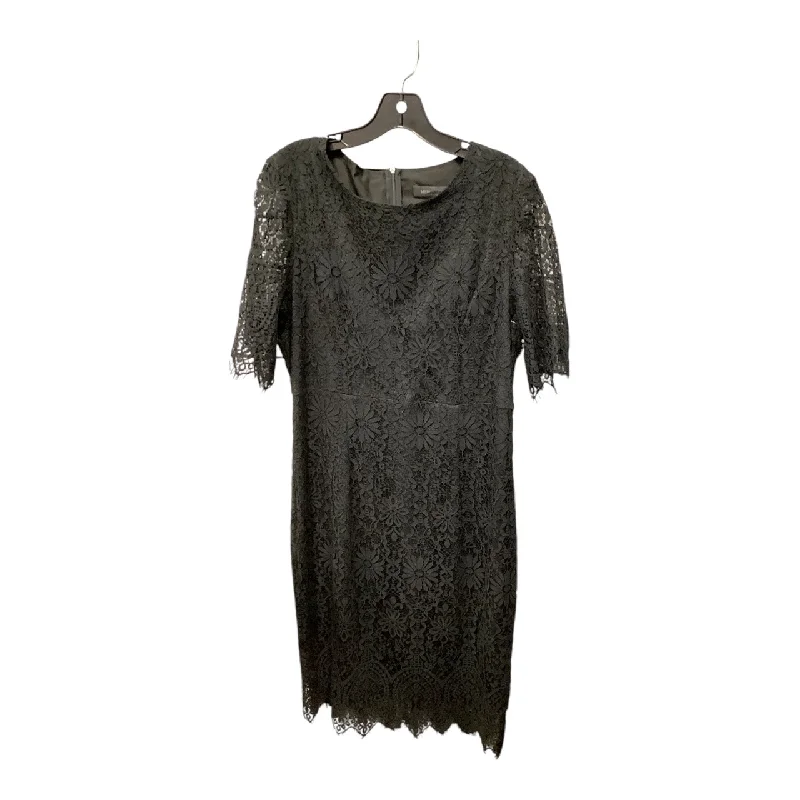 Dress Party Midi By Cme In Black, Size: L Comfortable Draped Midi Dress