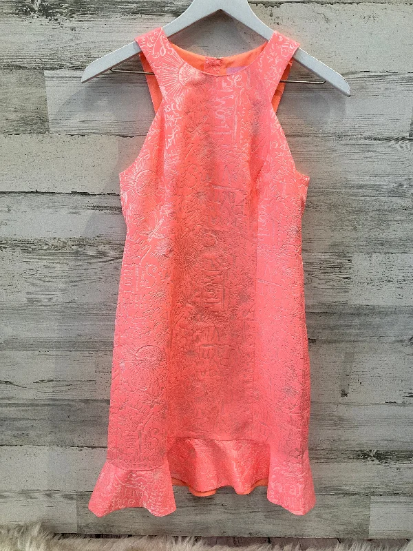Dress Party Midi By Lilly Pulitzer In Orange, Size: Xs Trendy Off-Shoulder Ruffle Midi Dress Dress Party Midi By Lilly Pulitzer In Orange, Size: Xs Trendy Off-Shoulder Ruffle Midi Dress