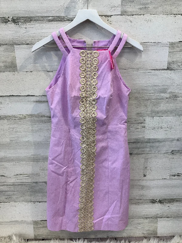 Dress Party Midi By Lilly Pulitzer In Purple, Size: Xs Cozy A-Line Midi Dress