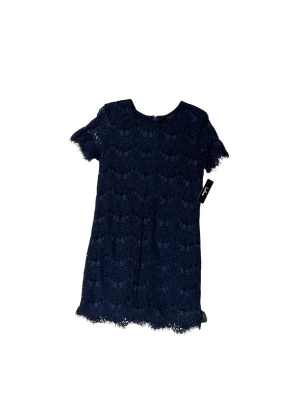 Dress Party Midi By Lulus In Navy, Size: L Fashionable A-Line Midi Dress