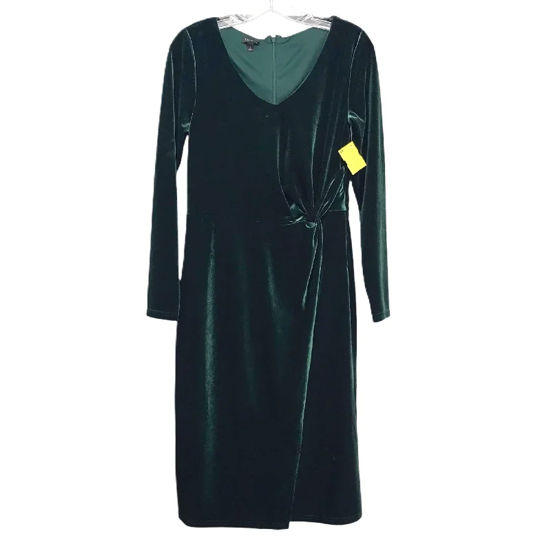 Dress Party Midi By Talbots In Green, Size: S Trendy Shift Midi Dress