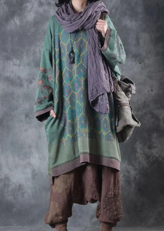Fine green print Midi-length cotton dress plus size clothing dresses boutique low high design o neck natural dress Stylish Color Block Midi Dress Fine green print Midi-length cotton dress plus size clothing dresses boutique low high design o neck natural dress Stylish Color Block Midi Dress