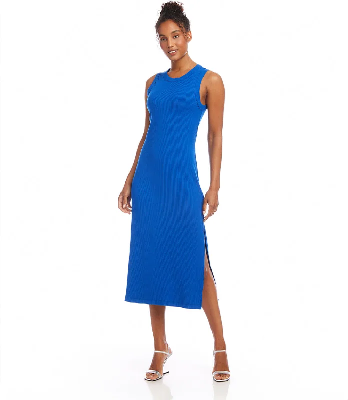 Petite Size Midi Column Dress Stylish Cold Shoulder Midi Dress
