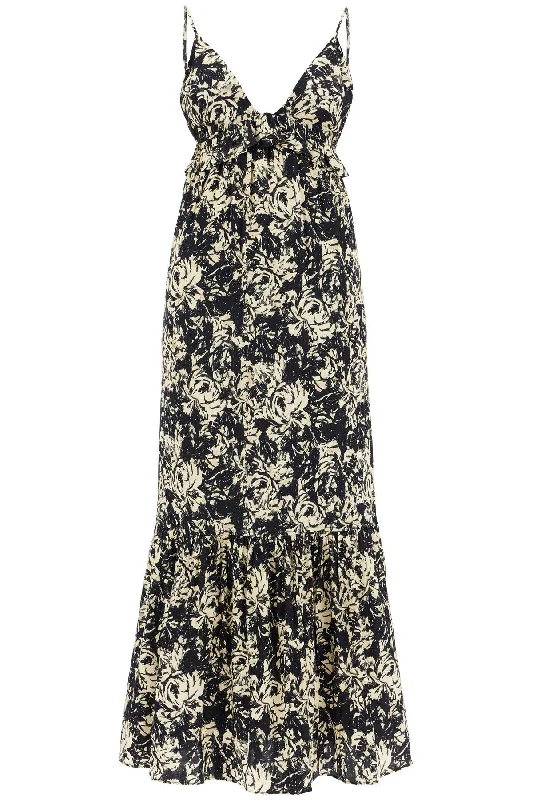 satin midi slip dress in eight F9203 FLAN Chic Off-Shoulder Midi Dress
